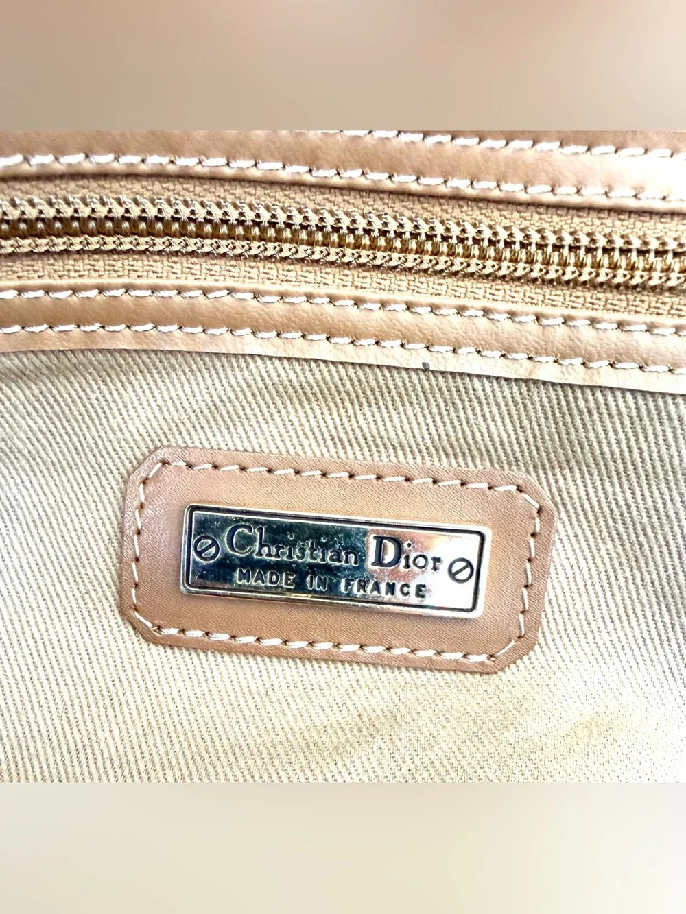 CHRISTIAN DIOR Vintage Honeycomb Monogram Boston Weekender Travel Bag Pristine
